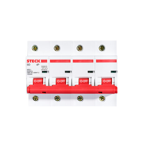 Interruptor Termomagnético 4Px Tetrapolar Steck 80A