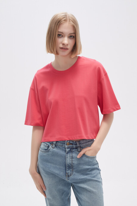 Remera Solis Rojo Coral