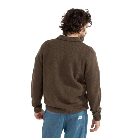 Buzo Rhythm Quarter Zip Marron