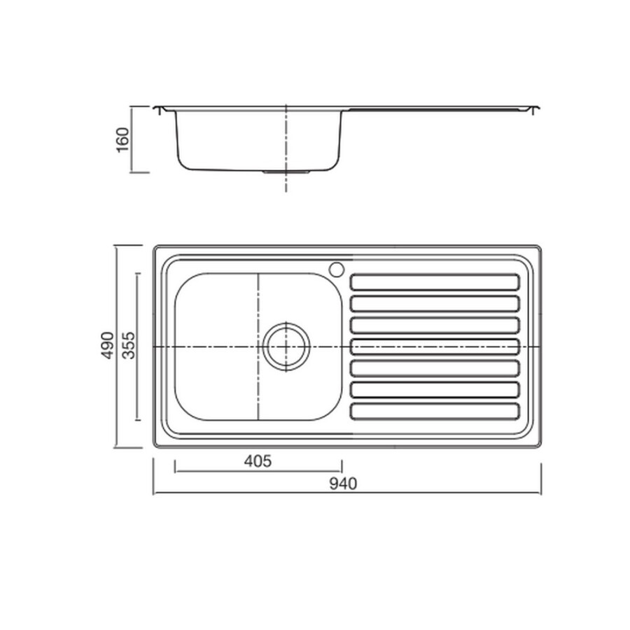 Pileta de cocina con mesada Pileta de cocina con mesada