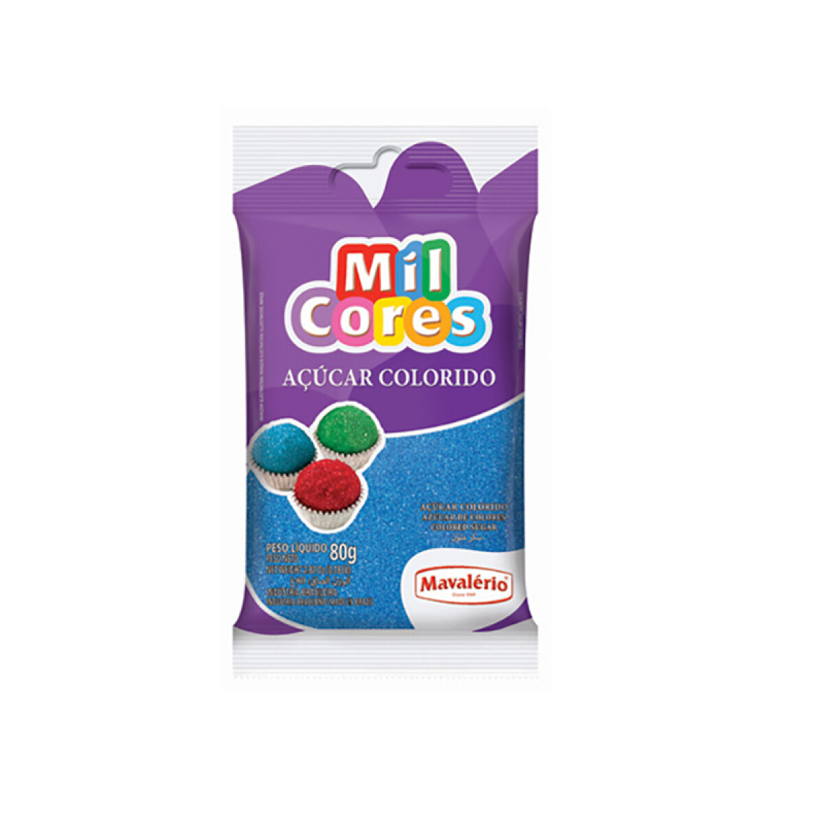 Confite Azúcar 80 g - Azul 