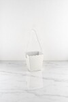 Vaso pop con cordon 15x15x18 cm. - BLANCO Vaso pop con cordon 15x15x18 cm. - BLANCO