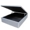 Box Baúl - Tapizado en Lino 110x190 Gris