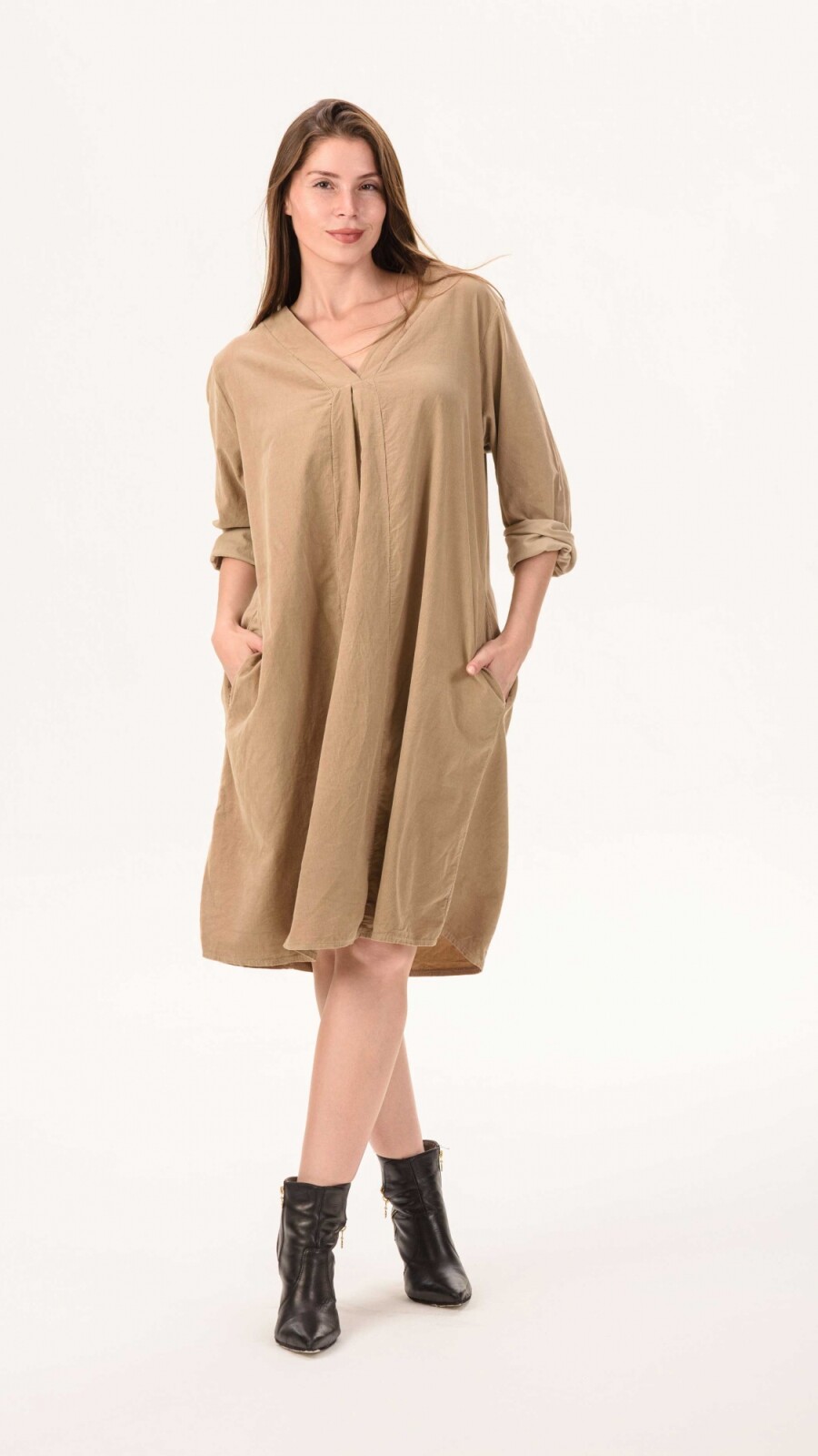 Vestido Asti beige