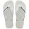 Sandalias Havaianas Brasil Logo Hombre Blanco