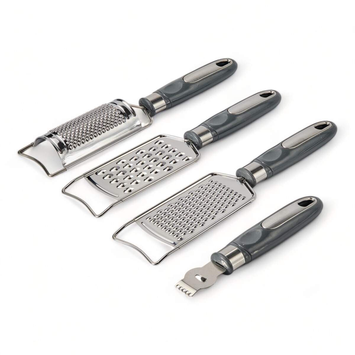 Ralladores Set de 4 acero inoxidable 