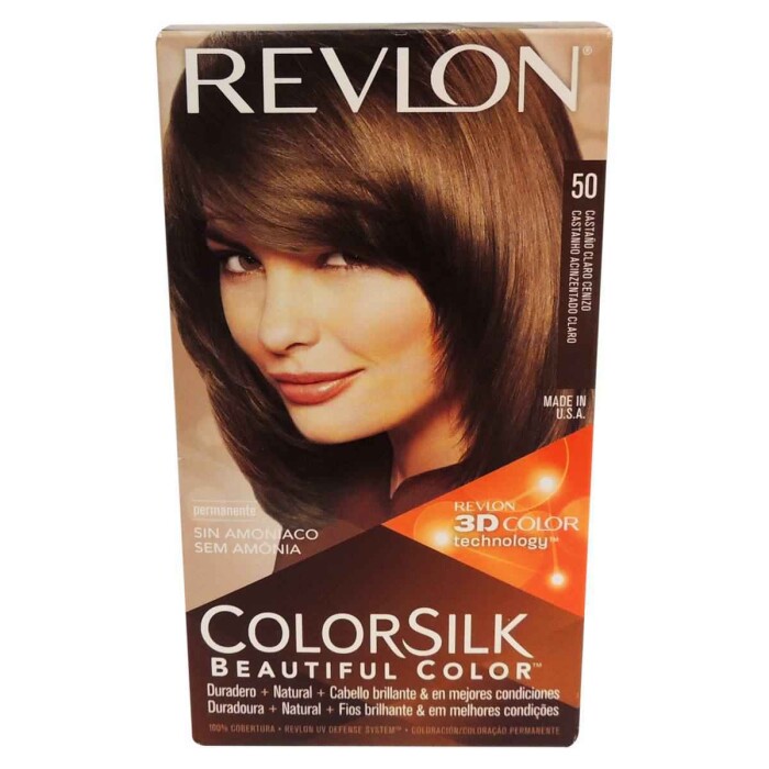 REVLON COLORSILK LIGHT ASH BROWN N50 UN única