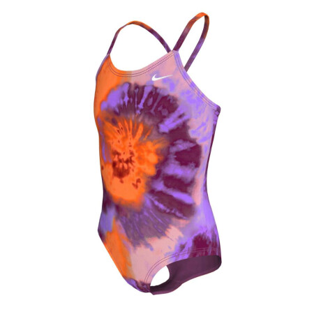 Traje De Baño Crossback One Piece de Niña Rosado