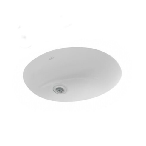 Bacha Circular De Loza Blanca Para Empotrar 000