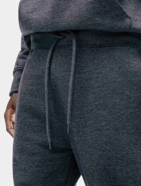 PANTALONES DEPORTIVOS BÁSICOS CON FORRO POLAR Gris Oscuro