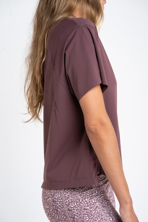 Remera Fitness Malva