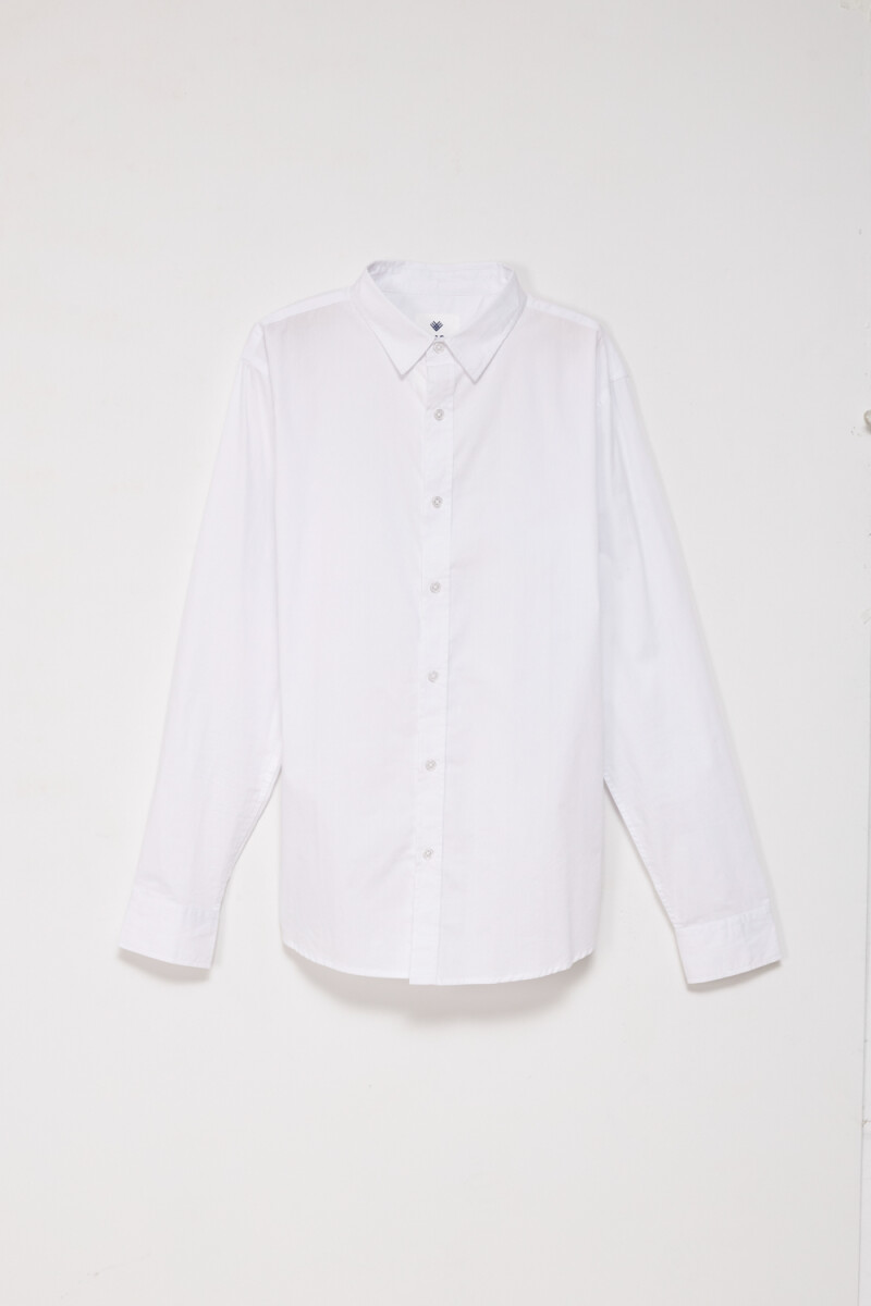 Camisa Manga Larga Blanco