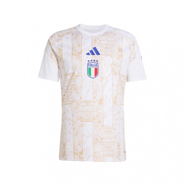 Camiseta adidas Italia Pre Partido White