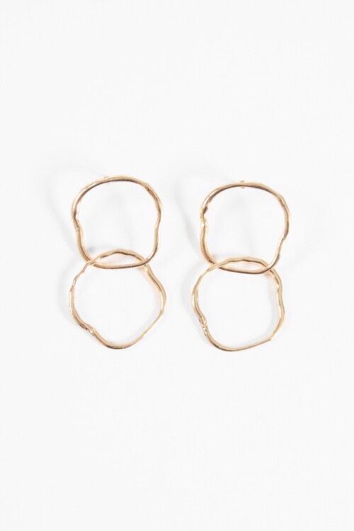 Aros argollas dorado