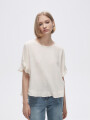 Blusa Abbas Marfil / Off White