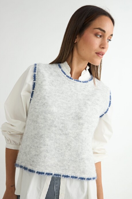 CHALECO ADAGIO GRIS