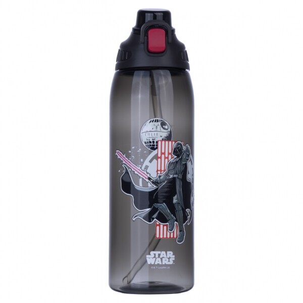 Botella plástica Star Wars 1lt negro