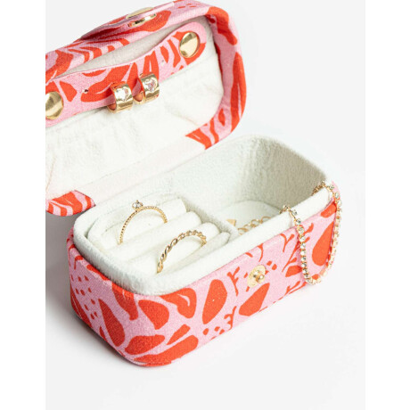 Organizador De Bijou Flores Estampado Flores