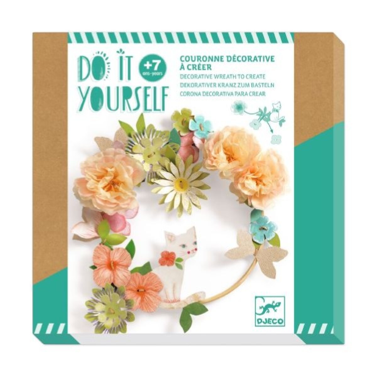 Kit Creativo Corona Floral Dalia Djeco 