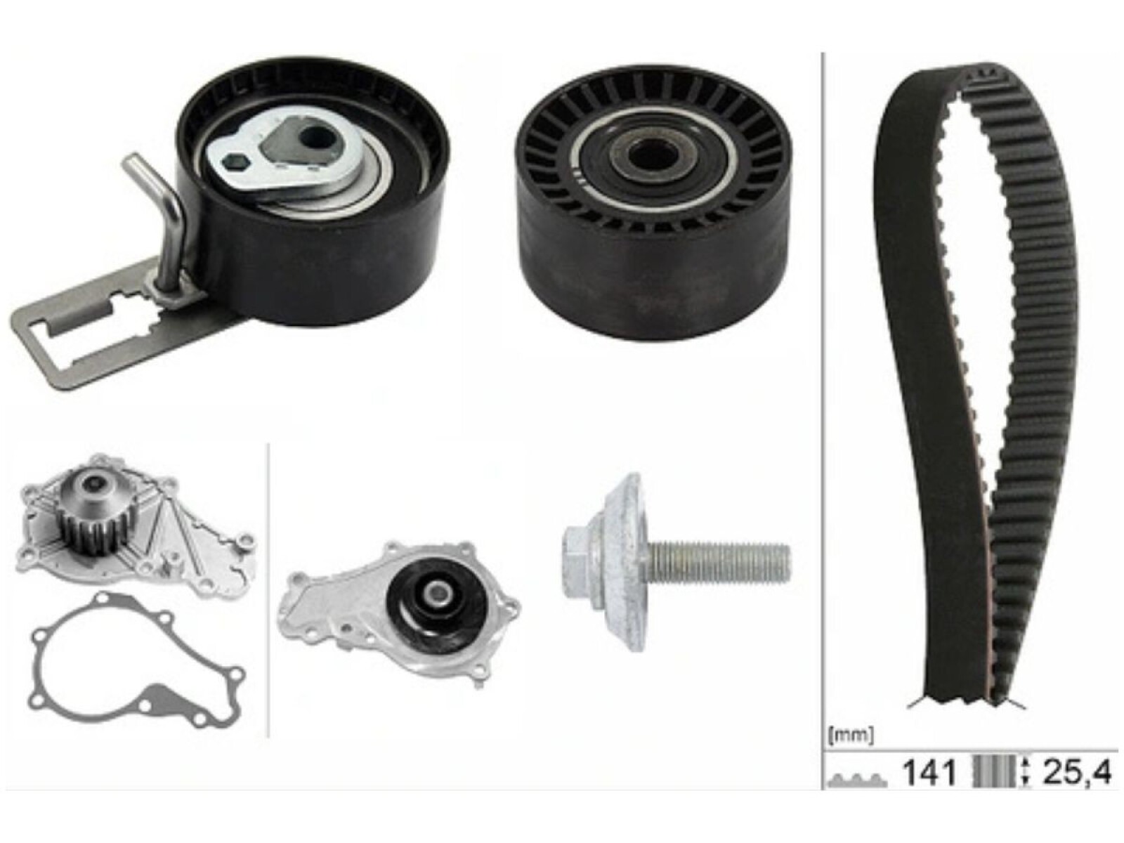 Kit Distr C/Bomba Agua Citroen C-Elysee/Berlingo Peug 301/Partner 14-25 