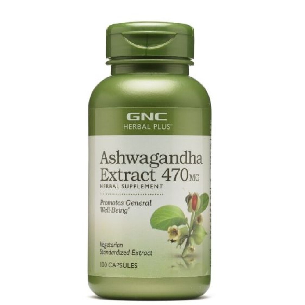 ASHWAGANDHA EXTRACT 470 MG GNC X 60 CAPS única