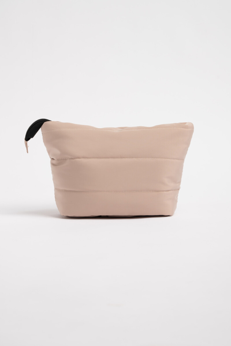 Necessaire capitoneado Beige