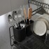 Escurridor de Platos de Cocina Escurreplatos de 2 Niveles Desmontable Color Negro Escurridor de Platos de Cocina Escurreplatos de 2 Niveles Desmontable Color Negro