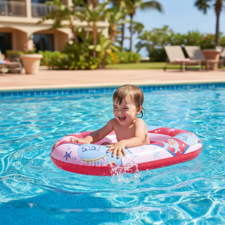 Bote Inflable Infantil Con Cuerda Marca Bestway Calidad Hts Rojo