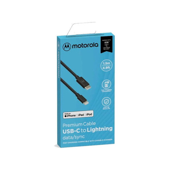 Cable Motorola Lightning Usb C CABLE MOTOROLA TIPO C A LIGHT 1.5MT DF