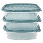 TUPPER FOOD CONTAINE SET x3 TUPPER FOOD CONTAINE SET x3