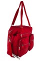Bolso grande con bolsillos Rojo