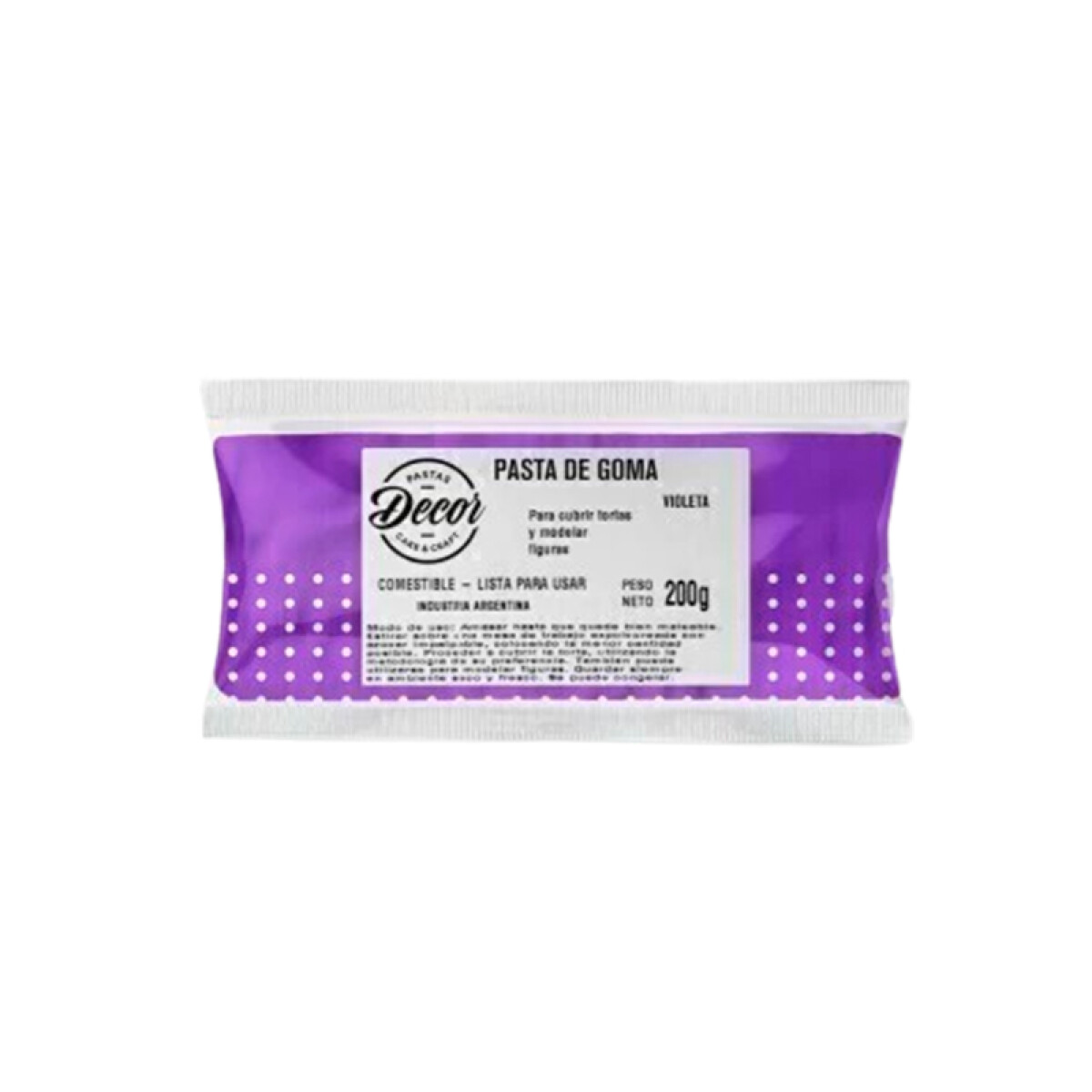 Pasta de Goma Violeta 200 g 