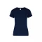 Camiseta a la base dama Azul marino
