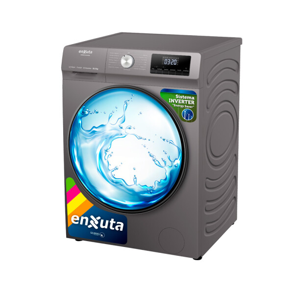 LAVASECARROPA INVERTER C/FRONTAL TITANIUM 10.5kg. Lavasecarropa Inverter C/frontal Titanium 10.5kg.