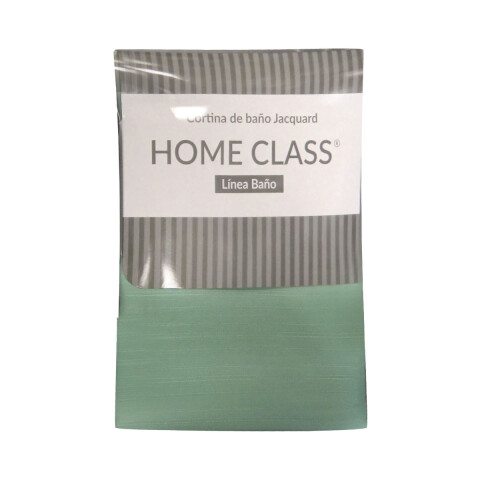 Cortina de Baño Home Class Jacquard Lisa 180 x 180 Cm. MENTA
