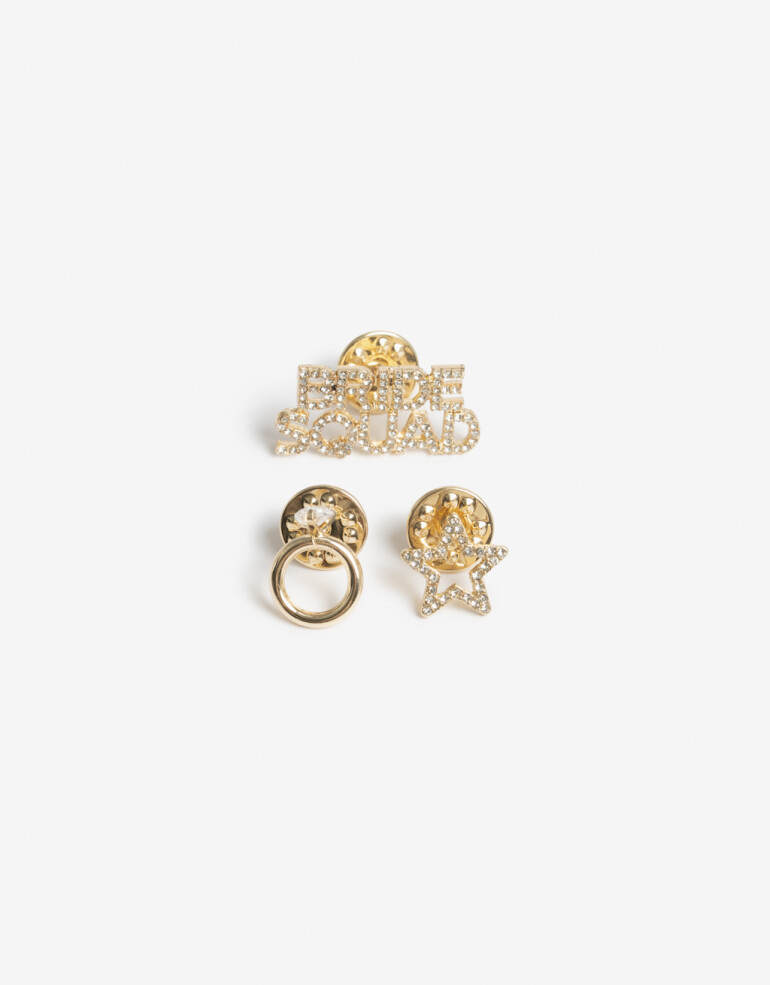 Prendedor Bride To Be Set De Pines Bride To Be - Cristal