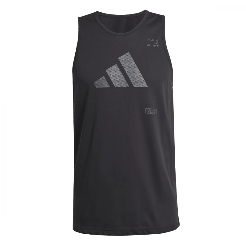 Remera sin mangas All-Gym Category Graphic de Hombre Negro