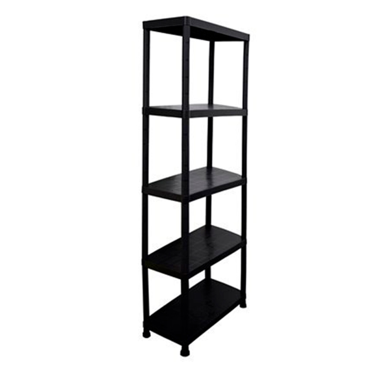 Estantería de Plástico Resistente 5 Estantes 172cm 718-1 - NEGRO 