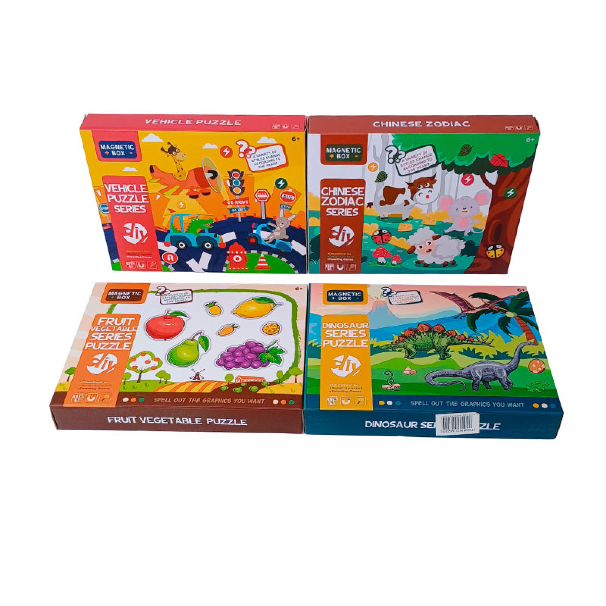Puzzle magnético infantil en caja varios diseños Puzzle