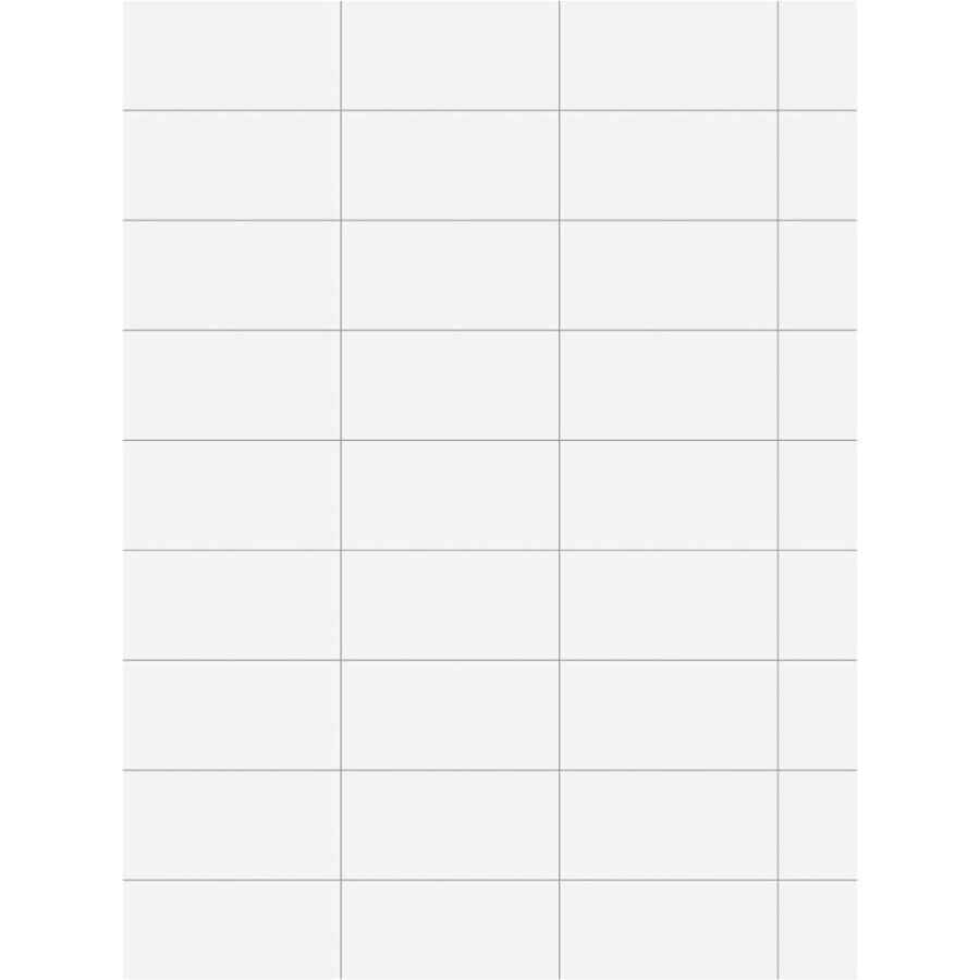 Porcelanato White Plain Matte Porcelanato White Plain Matte