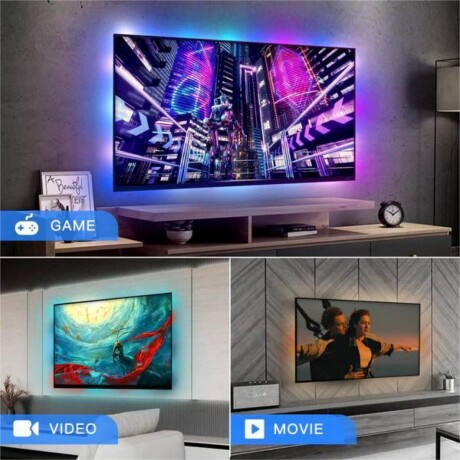 Ambient Lighting 4K para Tv con Sincronizador Box 001