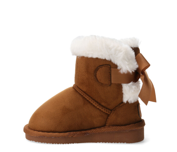 Bota TEIPI con piel interior y cinta Tan