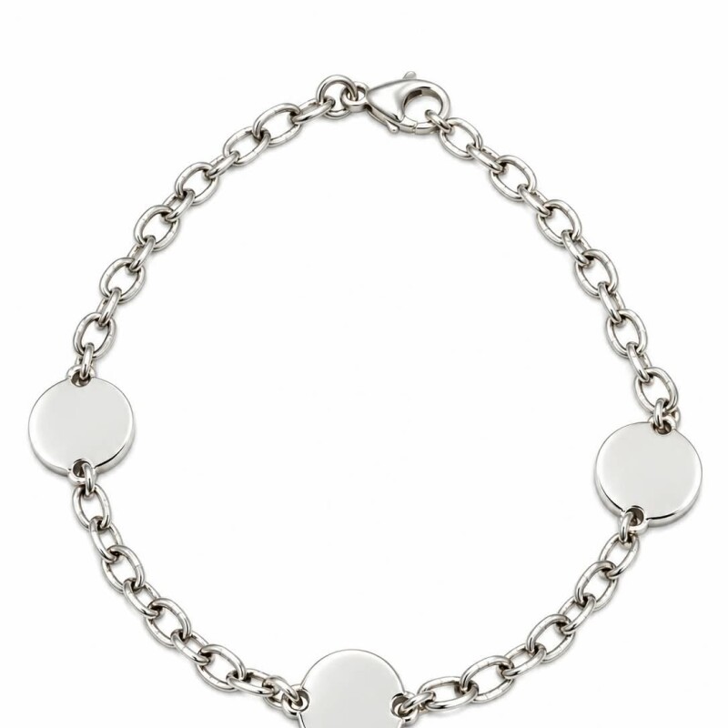 Pulsera con tres medallas Pulsera con tres medallas