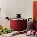 OLLA CACEROLA TRAMONTINA PARIS 22CM 5,7 LITROS ROJO OLLA CACEROLA TRAMONTINA PARIS 22CM 5,7 LITROS ROJO