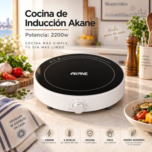Anafe De Inducción Akane A.81153 ANAFE DE INDUCCION AKANE A.81153 2200W