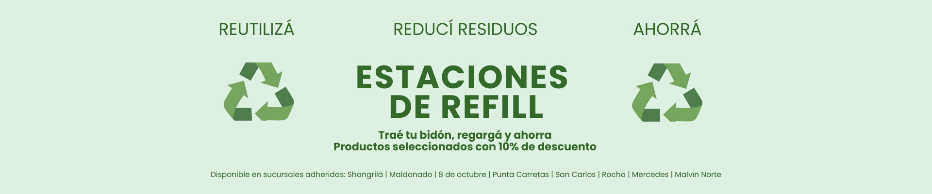 Estaciones de refill