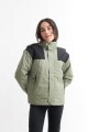 Campera combinada VERDE