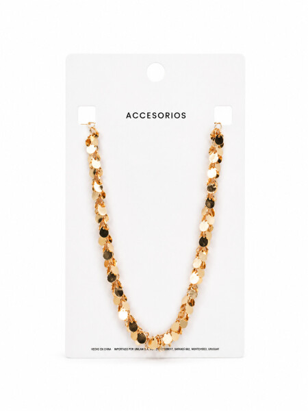 COLLAR BLAN DORADO
