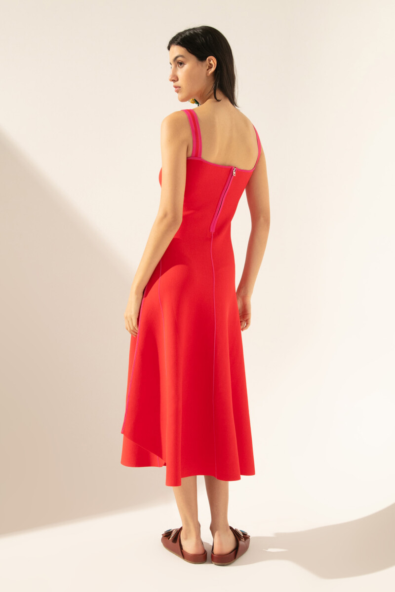 VESTIDO BLOSSOM Rojo
