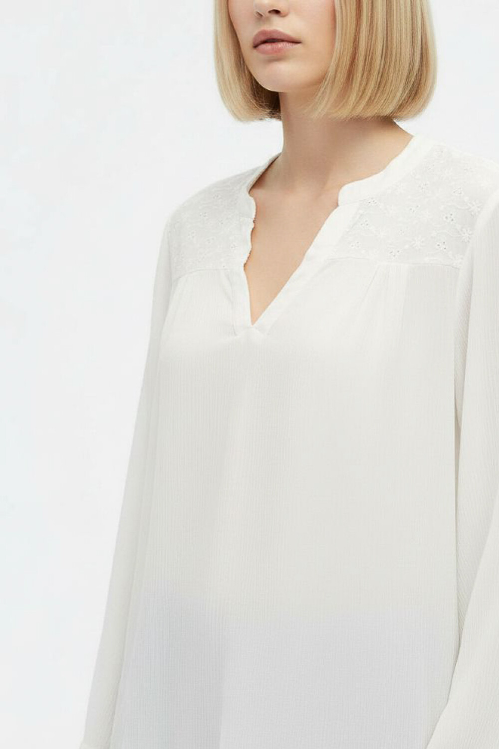 Blusa Bursas Marfil / Off White